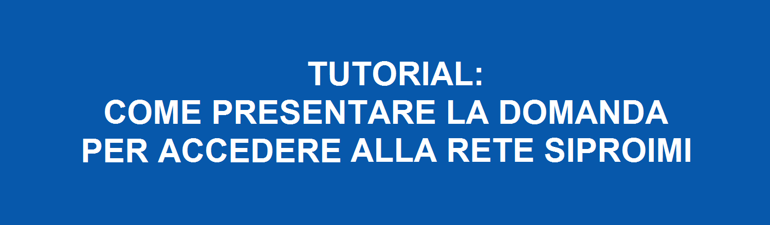 TUTORIAL SIPROIMI