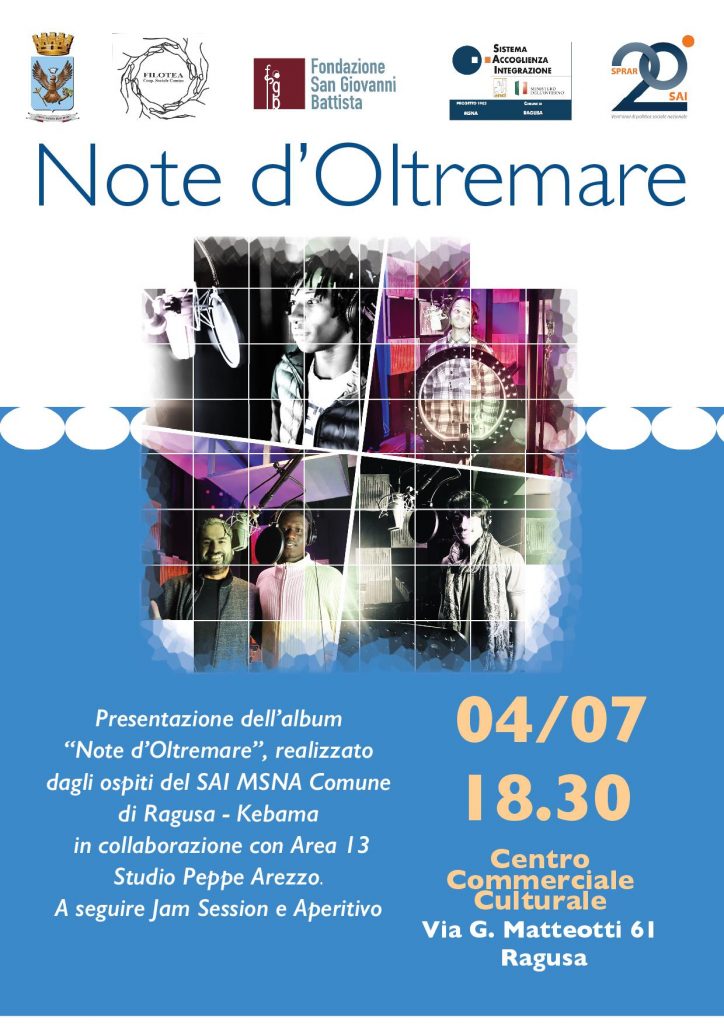 RAGUSA: 4 luglio 2022- Note d&#8217;Oltremare